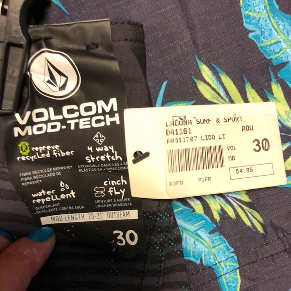 NWT🏄‍♂️ VOLCOM Boardshorts Sz 30 - Picture 6 of 12